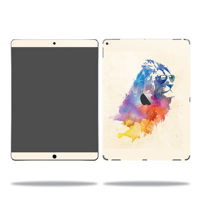 MightySkins Skin Compatible with Apple iPad Pro - Sunny Lion | Protective, Durable, and Unique Vinyl Decal wrap Cover | Easy to Apply, Remove, and Change Styles | Made in The USA