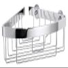 tesa Aluxx Corner Shower Basket, high Gloss Chromed Aluminum, self-Adhesive, Adhesive mounting Technology, 87mm x 205mm x 210mm view 4