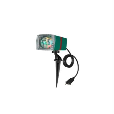 Gemmy Projection LED Whirl-A-Motion - Green Monster, Deer, and Candy Cane