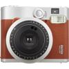 Fujifilm Instax Mini 90 Instant Film Camera (Brown) (Renewed) view 1