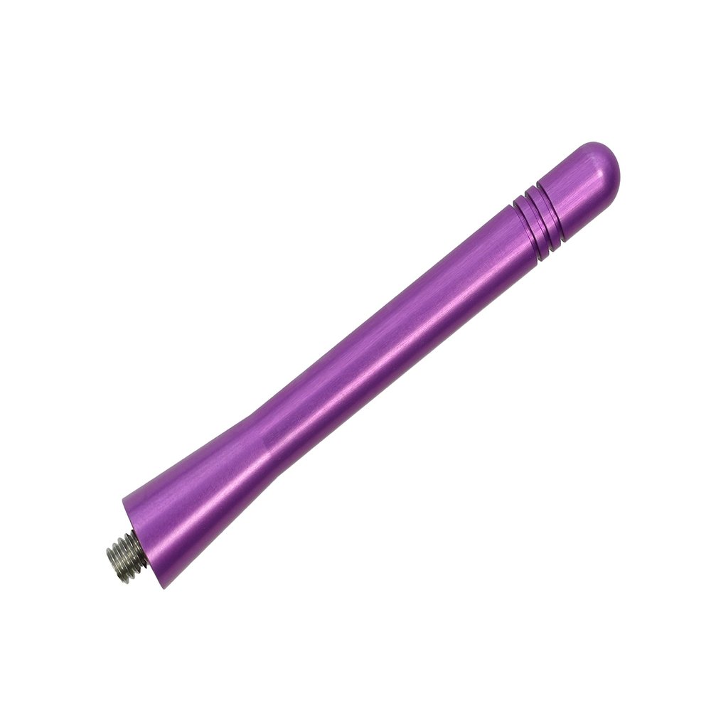 AntennaMastsRus - Made in USA - 4 Inch Purple Aluminum Antenna is Compatible with Scion FR-S (2013-2015)