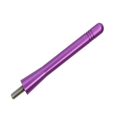 AntennaMastsRus - Made in USA - 4 Inch Purple Aluminum Antenna is Compatible with Can-Am Spyder F3-RT-RT-S (2016-2023)