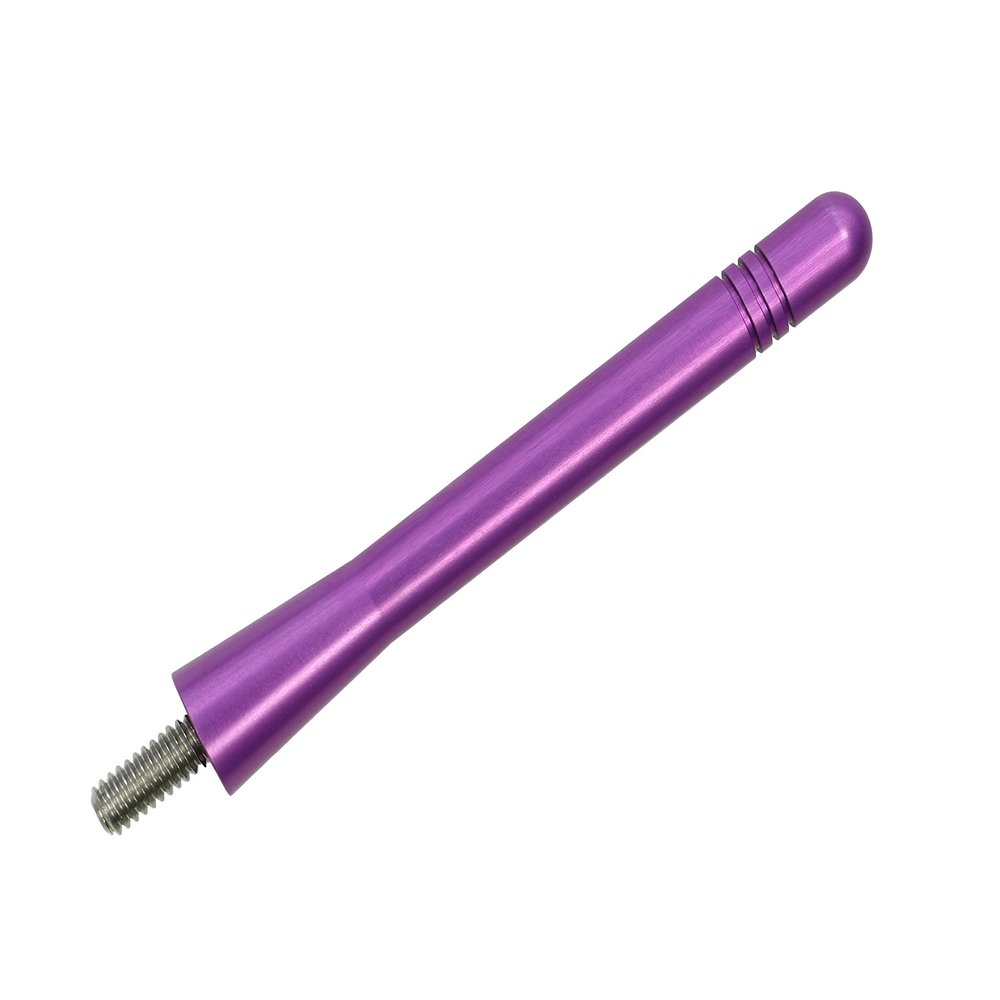 AntennaMastsRus - Made in USA - 4 Inch Purple Aluminum Antenna is Compatible with Can-Am Spyder F3-RT-RT-S (2016-2023)