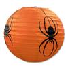 Beistle Club Pack Halloween Spider Print Paper Lanterns, Box of 18 view 1