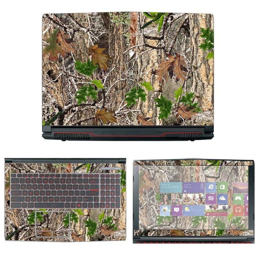 Decalrus - Protective Decal Camo Skin Sticker for MSI GV62 (15.6" Screen) case Cover wrap MSgv62_15-214