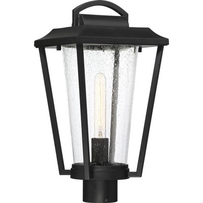 Nuvo 60/6513 Lakeview Lighting Fixture, 1Lt Post Lantern, Aged Bronze Finish with Clear Seed Glass