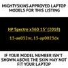 MightySkins Skin Compatible with HP Spectre x360 13" (2018) - Marble Madness | Protective, Durable, and Unique Vinyl Decal wrap Cover | Easy to Apply, Remove, and Change Styles | Made in The USA view 2