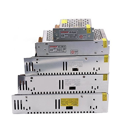 XUNATA 5V 30A 150W DC Switching Power Supply Transformer for CCTV, Radio, Computer Project, LED Strip Lights