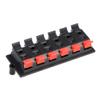 uxcell 5pcs 12 Way Jack Socket Spring Push Release Connector Speaker Terminal Strip Block view 3