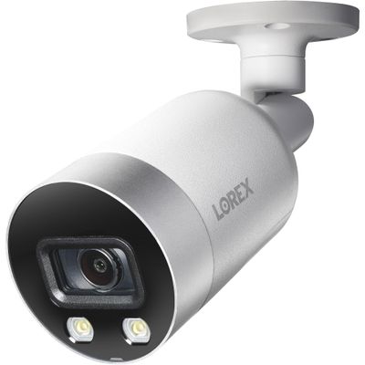 4K Ultra HD Analog Active Deterrence Add-on Security Bullet Camera with Color Night Vision