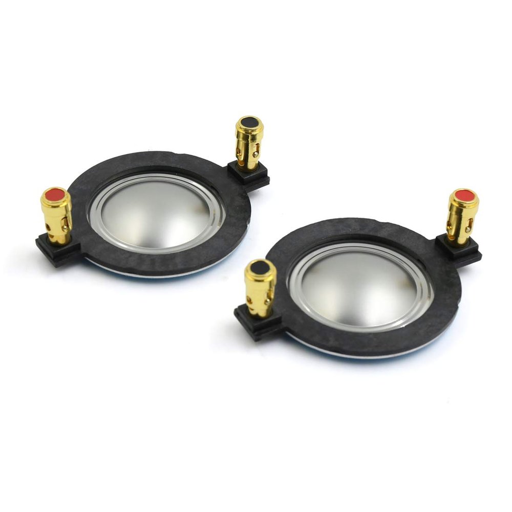 uxcell 2pcs 34.4mm Tweeter Sound Speaker Diaphragm Voice Coil Replacement for Car