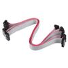 uxcell IDC 16 Pins Connector Flat Ribbon Cable Female Connector Length 30cm 2.54mm Pitch,5pcs view 1