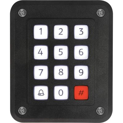 STORM INTERFACE Illuminated Access Control Keypad, 12 Key