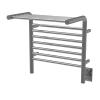 Amba Jeeves MSB Model M-Shelf 11-Bar Hardwired Towel Warmer Shelf in Brushed view 1