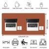 LL-COEUR XXL Leather Mouse Pad Gaming Keyboard Mat Waterproof Table Mat 2mm (Colour 8, 1200 x 600 x 2 mm) view 2
