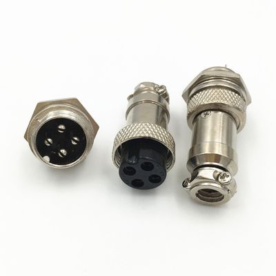 10Set GX16 XLR 16mm 2 3 4 5 6 7 8 9 10 Pin Female Plug Male Socket Aviation Connector (4Pin)