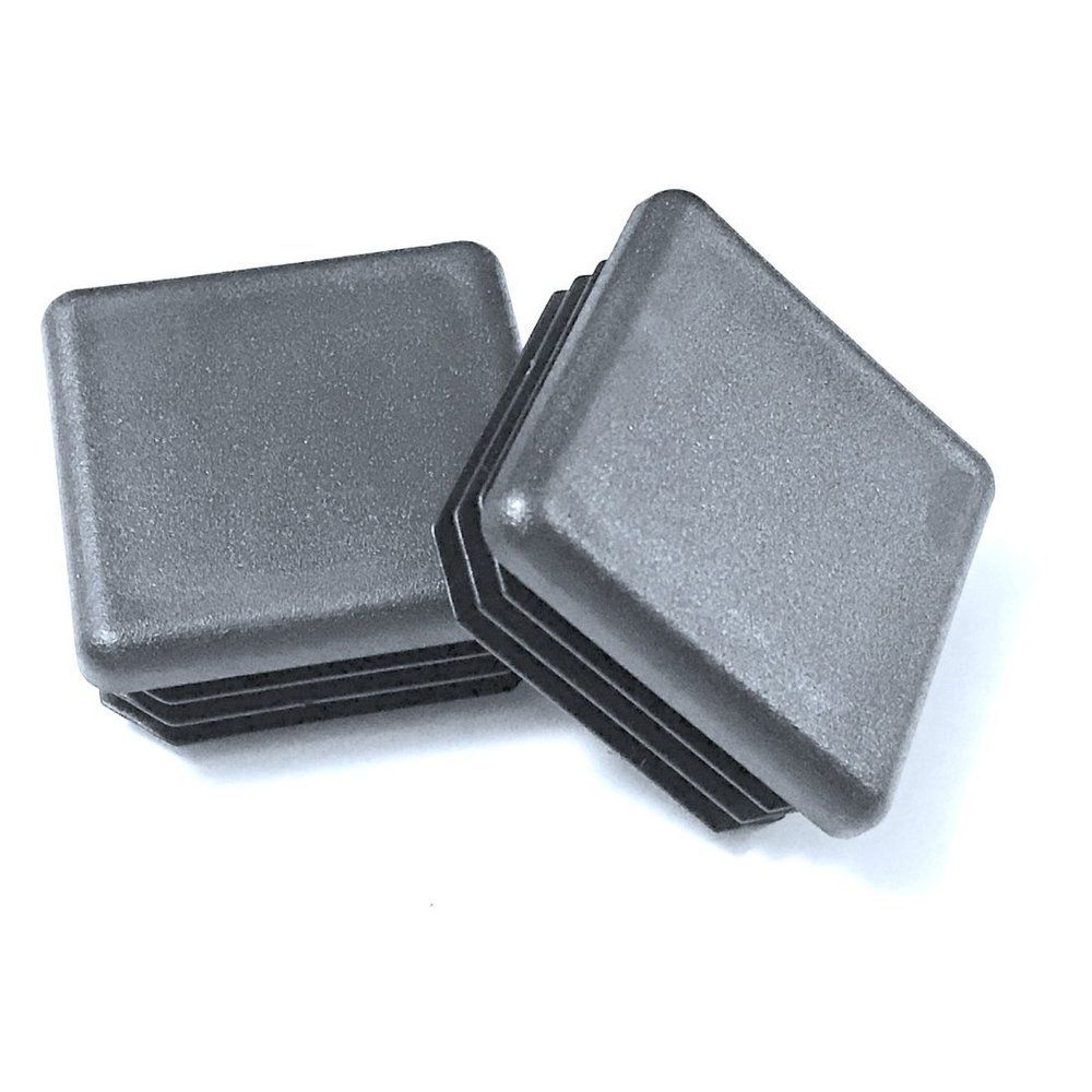 SBD Ltd. (Pack of 100) 2" Square Black Plastic Tubing Plugs, |10-14 Ga for Hole Size 1.85" to 1.92"| 2 inch - 2"x2" |Furniture Decor| End Caps for Fitness Equipment Replacement Attachments