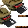 IronSeals Tactical Molle Pouch Compact Utility EDC Waist Pack Cell Phone Holster for 4.7"-6.9" iPhone 15 Pro Max/15/14 Plus/14 Pro Max/14 Pro/14/13 Pro Max/13 Pro/13/12 Pro/11 Pro/11/XS Max view 2