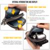 IronSeals Tactical Molle Pouch Compact Utility Gadget Waist Bag Pack with Cell Phone Holster for 4.7"-6.7" iPhone 13 Pro Max/13 Pro/13/12 Pro Max/12 Pro/12/11 Pro Max/11 Pro/11/XS Max view 2