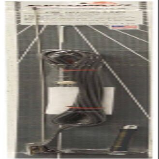 Everhardt - SNGP2WM-B - Everhardt SNGP2WM-B 2 ft. Stainless Steel Ground Clip On Window Mount CB Antenna, Black