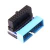 Cablecc USB 3.0 20pin Male to Female Extension Adapter Up Down Angled 90 Degree for Motherboard Mainboard (UP Angled) view 4
