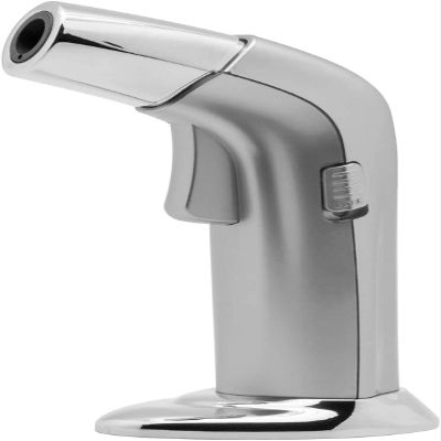 United Brands Whip-It! Edge Torch - Silver Metal Torch - 10 Inches - EDGE-41