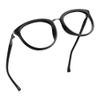LifeArt Blue Light Blocking Customized Glasses, Anti Eyestrain, Computer Reading Glasses, Gaming Glasses, TV Glasses for Women Men, Anti Glare (Black, No Magnification) view 1