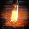 Jslinter 6-Pack Edison Light Bulb 60 Watt Dimmable ST58 Vintage Warm Bulb view 2