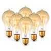 Jslinter 6-Pack Edison Light Bulb 60 Watt Dimmable A19 Vintage Warm Bulb view 1