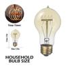 Jslinter 6-Pack Edison Light Bulb 60 Watt Dimmable A19 Vintage Warm Bulb view 2
