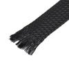 uxcell Nylon Braided Expandable Sleeving Cable Wire Sheathing Sleeve 6.8M x 16mm Black view 2