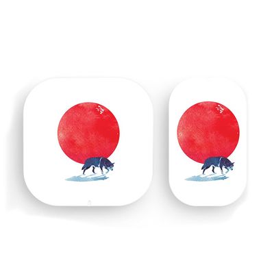 MightySkins Skin Compatible with Eero Home WiFi System + 1 Beacon - Fear The Red | Protective, Durable, and Unique Vinyl Decal wrap Cover | Easy to Apply, Remove, and Change Styles | Made in The USA