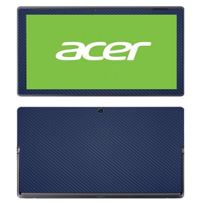 Decalrus - Protective Decal for Acer Switch 3 SW312 (12.2" Screen) Tablet Blue Carbon Fiber Skin Skins Decal for case Cover wrap CFacerSwitch3_sw312Blue