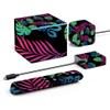 MightySkins Skin Compatible with Amazon Fire TV Cube - Neon Tropics | Protective, Durable, and Unique Vinyl Decal wrap Cover | Easy to Apply, Remove, and Change Styles | Made in The USA view 1