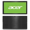 Decalrus - Protective Decal for Acer Switch 3 SW312 (12.2" Screen) Tablet Black Texture Brushed Aluminum Skin Skins Decal for case Cover wrap BAacerSwitch3_sw312Back view 1