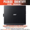 Decalrus - Protective Decal for Acer Switch 3 SW312 (12.2" Screen) Tablet Black Texture Brushed Aluminum Skin Skins Decal for case Cover wrap BAacerSwitch3_sw312Back view 2