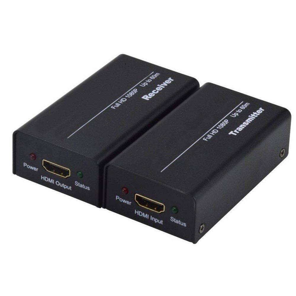 Liquor New Signal Long Range Router Network Extender by Cat 5e/6 Cable Up to 60m/196ft Supports 1080p 3D 110-220V