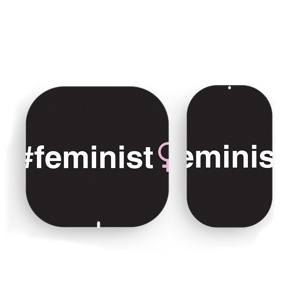 MightySkins Skin Compatible with Eero Home WiFi System + 1 Beacon - Feminist | Protective, Durable, and Unique Vinyl Decal wrap Cover | Easy to Apply, Remove, and Change Styles | Made in The USA