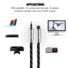 TOSLINK to 3.5mm Mini Plug Optical Fiber Digital Audio Cable, SPDIF Gold Plated Round Connector, High-Fidelity (HiFi) Optical Audio Cable, 1.5m Full-Size Male Toslink to Mini Plug Fiber Optic Cable view 2