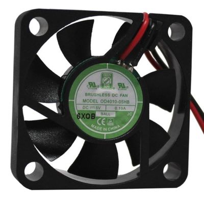 (x5) Orion Fans OD4010-12HSS-5 | 12 VDC | 0.1 A | 40x40x10mm | 6.7 CFM | 25dBA | 1.2 W| 6000 RPM | Wire Leads - 5 Piece Pack | Crosses with KD1204PFS1 (Sunon) and 412FH (ebmpapst)