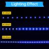 Muzata 20Pack 3.3FT/1M LED Channel Black Aluminum U Shape LED Strip Channel with Transparent Clear Cover Easy Installation with Paper User Manual U1SW BT 1M view 4