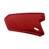 EvoShield XVT High Gloss Batting Helmet Face Shield - Scarlet, Left Handed Hitter view 1