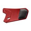 EvoShield XVT High Gloss Batting Helmet Face Shield - Scarlet, Left Handed Hitter view 2
