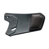 EvoShield XVT High Gloss Batting Helmet Face Shield - Charcoal, Left Handed Hitter view 2