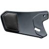 EvoShield XVT High Gloss Batting Helmet Face Shield - Charcoal, Left Handed Hitter view 4