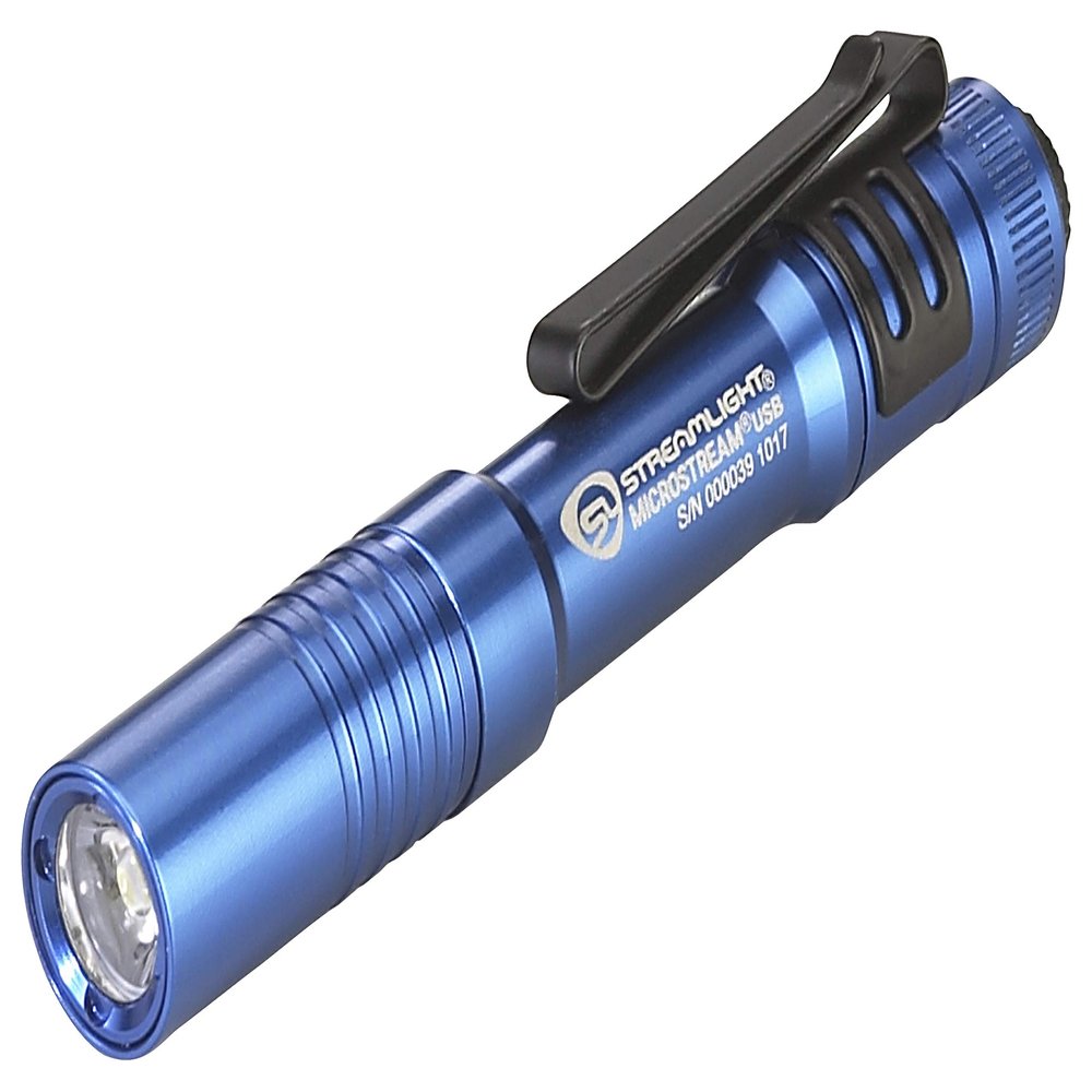 Streamlight 66606 MicroStream 250-Lumen 1,150-Candela Flashlight, Blue