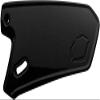 EvoShield XVT High Gloss Batting Helmet Face Shield - Black, Left Handed Hitter view 3