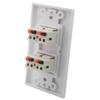 YinXiong Decorative Style 1 Gang Spring Clip Style 4.0 Speaker Wall Plate view 4