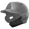 EvoShield XVT High Gloss Batting Helmet Face Shield - White, Left Handed Hitter view 3