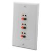 YinXiong Decorative Spring Clip Style 1 Gang 3.0 Speaker Wall Plate view 2